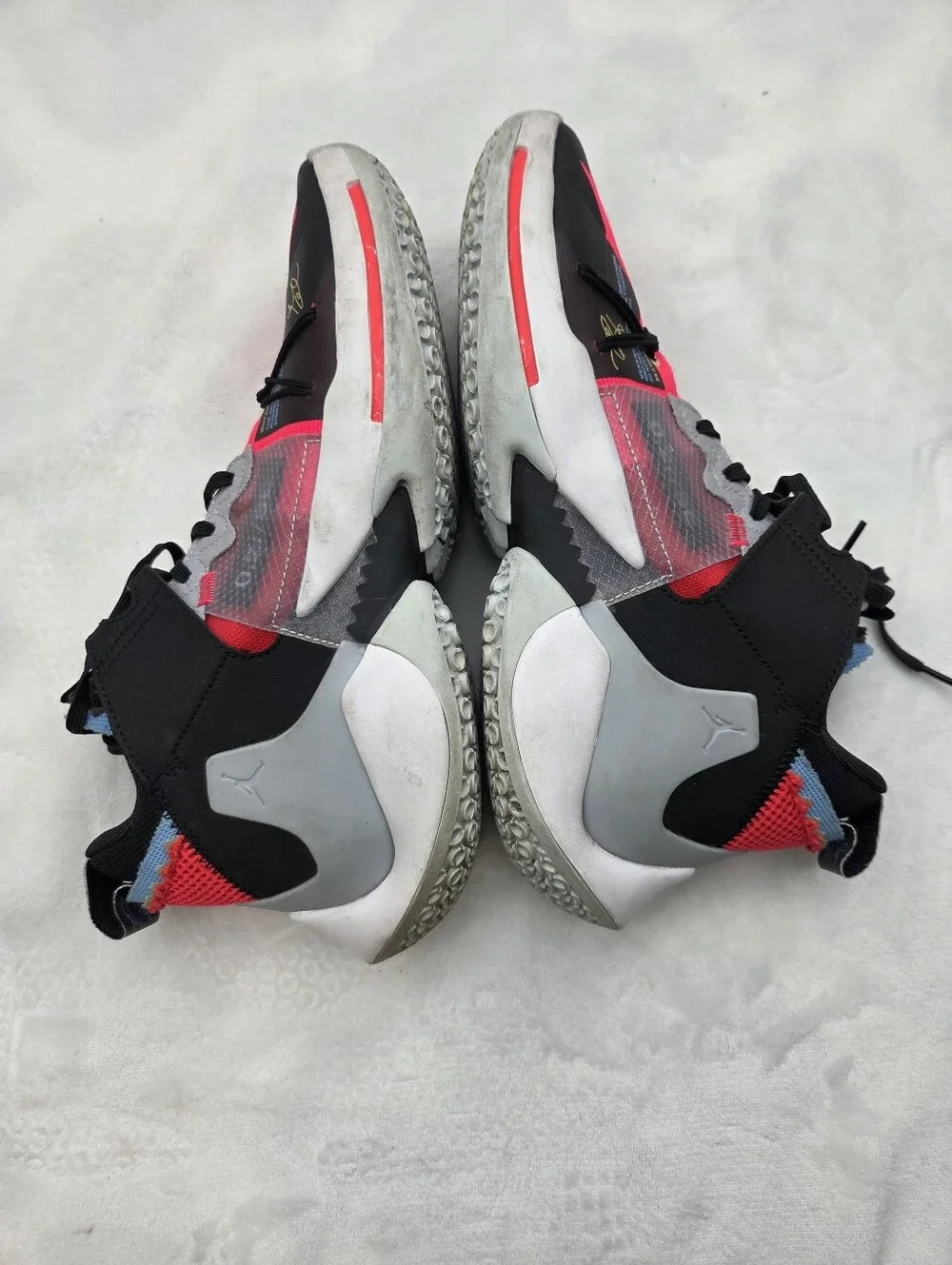 Jordan Why Not‎ Zer0.2 Infrared Red Basketball Shoes Men's Size 8.5
